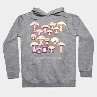 Mushroom Pattern Hoodie